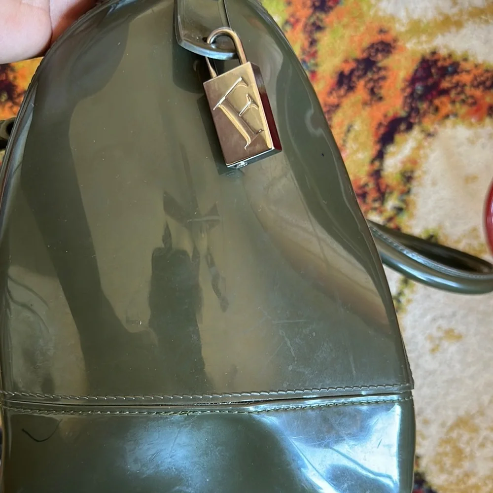 Furla Green Briefcase Sleek Professional Design - Picture 3 of 6